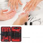 18 Parça Manikür Seti Pedikür Seti El Ayak Tırnak Makası Seti - 5