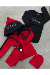 Erkek Çocuk  Eşofman Takımı kırmızı - 1
