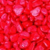 Kırmızı Fanus Akvaryum Çakılı 1kg - 1