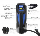 Michelin MC12312 12Volt 100 PSI Ayarlanabilir Dijital Basınç Göstergeli Sessiz Hava Pompası - 8