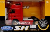 Welly 1:32 Metal Volvo FH12 Model Tır Kafası 4 Teker Kırmızı 32630S-W - 1