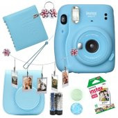 Fujifilm İnstax Mini 11 Fotoğraf Makinesi Set Mavi - 1