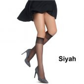 12 Adet Penti Fit 15 Pantolon Çorabı Dizaltı Çorap 15 Den Parlak - 2