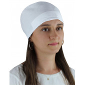 Dr Mia Unisex Beyaz Hemşire Bonesi Aşçı Bone Cerrahi-Ameliyathane Bonesi - 1