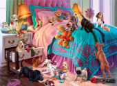 Anatolian Puzzle 1000 Parça Haylaz Köpekler - 1