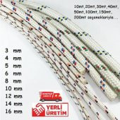 İSKOTA - İPEK - GEMİCİ - DAĞCI -TEKNE HALATI  5 MM 5 METRE - 5