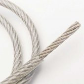 ŞEFFAF İZOLELİ ÇELİK HALAT  10-12 İZOLELİ ÇELİK HALAT 5 METRE - 1