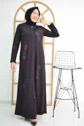 Erb Nakışlı Ferace Mdc 2031 Mürdüm - 1