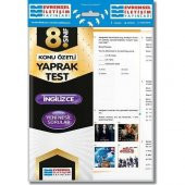 Evrensel İletişim Yayınları 8. Sınıf İNgilizce Konu Özetli Yaprak Test - 1