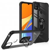 Teleplus Xiaomi Redmi 9C Kılıf Mola Yüzüklü Shockproof Tank Silikon - 2