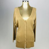 SNY Dantel Yaka Kahverengi Tiftik Keçisi Yünü Bayan Hırka - 4