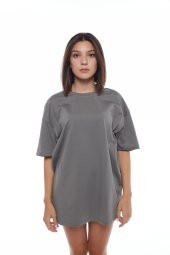 Zhoppers VolcanoAsh Gri Basic T-Shirt - 2