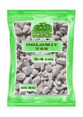 Garden İstanbul 2-4 cm 25 kg Beyaz Dolomit Taş Ücretsiz Kargo - 1