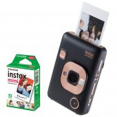 Fujifilm İnstax liplay Fotoğraf Makinesi (ELEGANT BLACK) 10 LU - 1