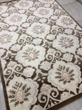 Saray Halı 3B 11255 J-1 Bej 150x230 Krem 4 M2 Halı ! - 2