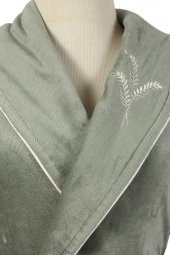 Ecocotton Organik Pamuk Aile Bornoz Seti - Ekin Lacivert-Yeşil 10 Parça - 5