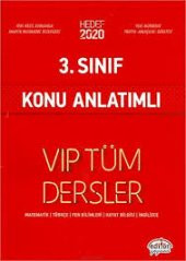 Editör 3. Sınıf Vip Tüm Dersler Konu Anlatımlı Kırmızı Kitap - 1