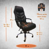 VİP Makam Koltuğu Ofis Koltuğu Büro Koltuğu Müdür Koltuğu Yönetici Koltuğu Bilgisayar Koltuğu - 4