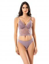 Trair Desteksiz Bralet Takım Lila MB12800-B - 1