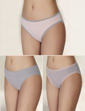 Trair Kadın Külot Üç lü Set MB3062 - 1