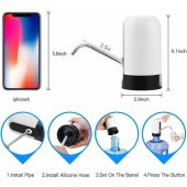 Şarjlı Dokunmatik Damacana Pompası - Pratik Dokunmatik Su Pompası - 6