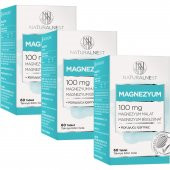 NaturalNest Magnezyum 100 Mg 60 Tablet x3 Kutu - 1