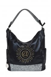 Kriste Bell Siyah Bayan Omuz Çantası - 1