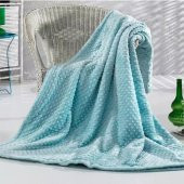 Merinos Pearl Tek Kişilik Tomurcuk Battaniye Aquamint - 1