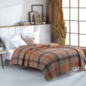 Cozy Life Çift Kişilik Pamuklu Battaniye İnka Turu - 1