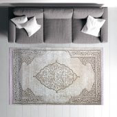 Dekoratif Halı Krem (120 x 180 cm ) - 1