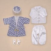 Şehzade 5 Parça Mevlüt Takımı Lacivert - 1