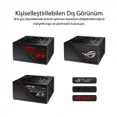 ASUS 1000W 80+ GOLD ROG STRIX 1000G 13.5cm Fanlı APFC Tam Modüler Power Supply - 10