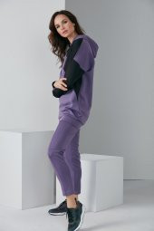 GARNİLİ EŞOFMAN TAKIM LİLA 1011 - 2