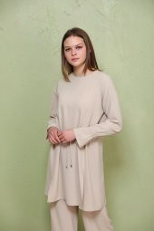 BELİ BAĞCIKLI TAKIM Bej - 3