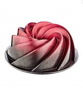 Granit kek kalıbı Rürgar gülü siyah-kırmızı 26cm - 1