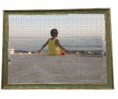 1500 Parça Puzzle Çerçevesi -Yeşil - 60*85 - 50 mm - 1
