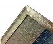 1000 Parça Puzzle Çerçevesi -Altın - 48*68- 40 mm - 1