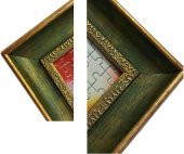2000 Parça Puzzle Çerçevesi -Yeşil - 68*96 - 55 mm - 2