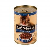 Cat Menue Ciğerli Kedi Konserve Maması 415 gr (20 adet) - 2