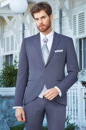 Erkek - Slimfit - Takım - Damatlık - Elbise - Gri - MNZ152200 - 1