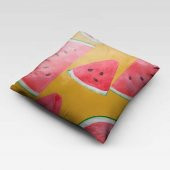 Karpuz Desen Tasarımlı Dekoratif Yastık Kırlent Kılıfı 45x45 cm - 1