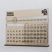 Masa Üstü Kişiye Özel Takvim - 2