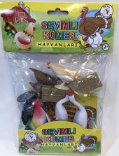 SEVİMLİ KÜMES HAYVANLARI 10LU SET - 1