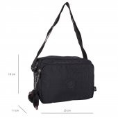Bagacar Urban 3025 Klınkır Çapraz Omuz Çantası Siyah - 2
