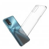 KNY Realme 7 Pro Kılıf Ultra İnce Şeffaf Silikon Şeffaf - 5