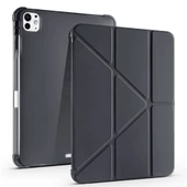 Apple iPad Pro 11 2024 Kılıf Zore Tri Folding Kalem Bölmeli Standlı Kılıf thumbnail 12