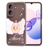 Xiaomi Redmi 13C Kılıf Kamera Korumalı Figür Tasarımlı Zore Kapya Kapak - 10