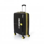 Hotowa Gold PP Valiz 8008 Siyah Sarı Valiz Seti - 4