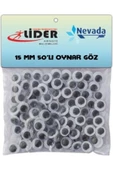 Lider & Nevada Oynar Göz 15 mm 50'li Paket - 1