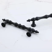 Nilay Siyah Metal Kulp 96 mm-9.6 cm Mobilya Çekmece Mutfak Dolabı Dolap Kulpları Kulbu Kulpu Siyah thumbnail 10